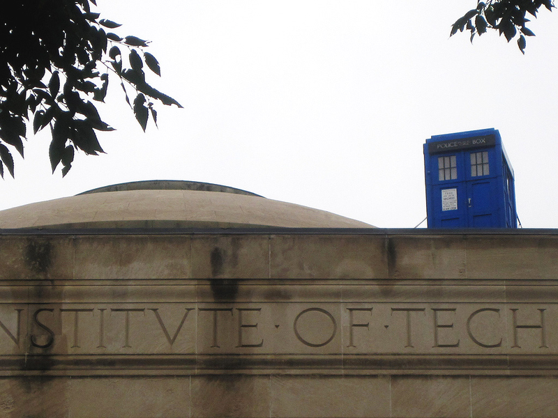 Illustration for article titled What is that police box doing on top of a building at MIT?